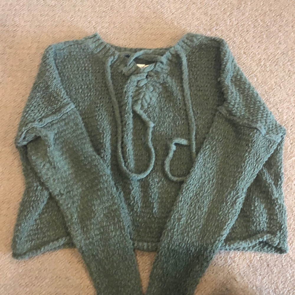 Hollister cropped sweater
